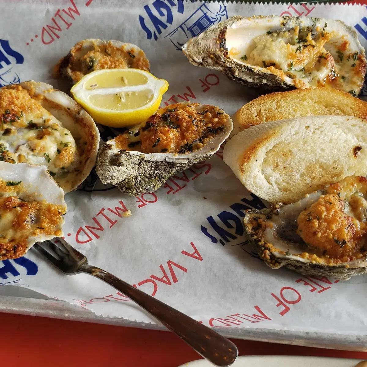 Charbroiled Gulf Oysters