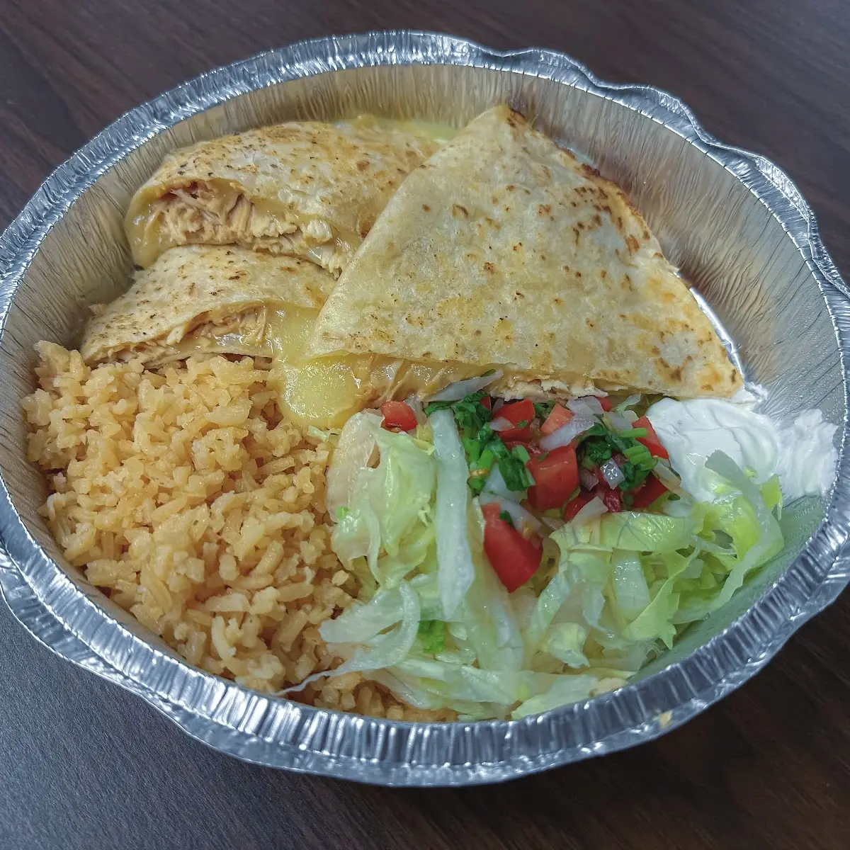1 Soft Taco and Rice