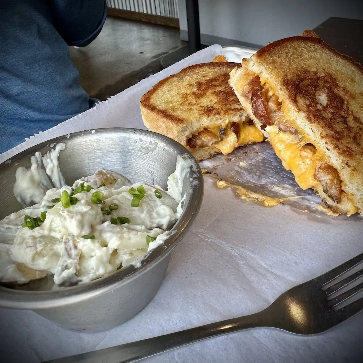Pork Belly Grilled Cheese