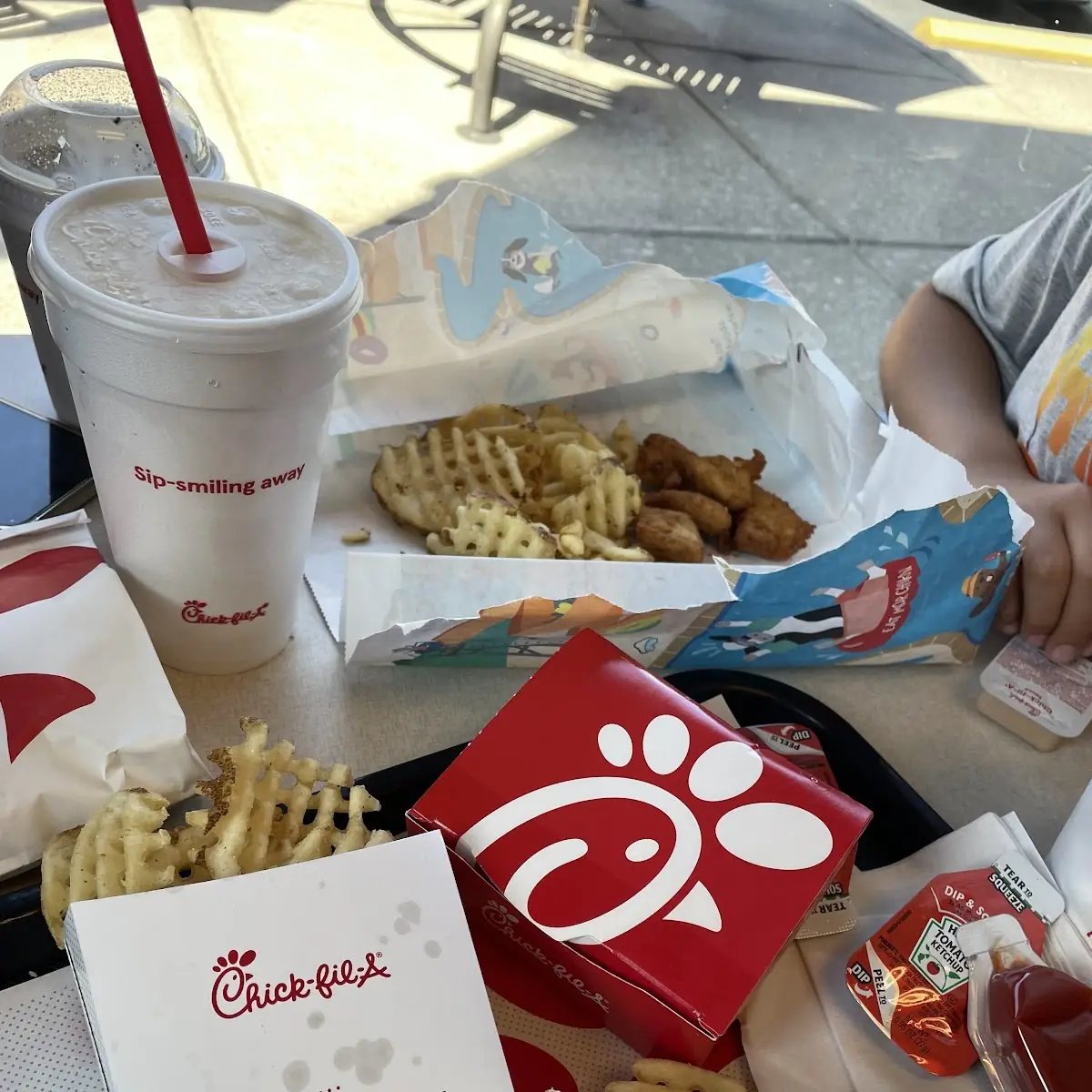 Chick Filet Sandwich and Nuggets