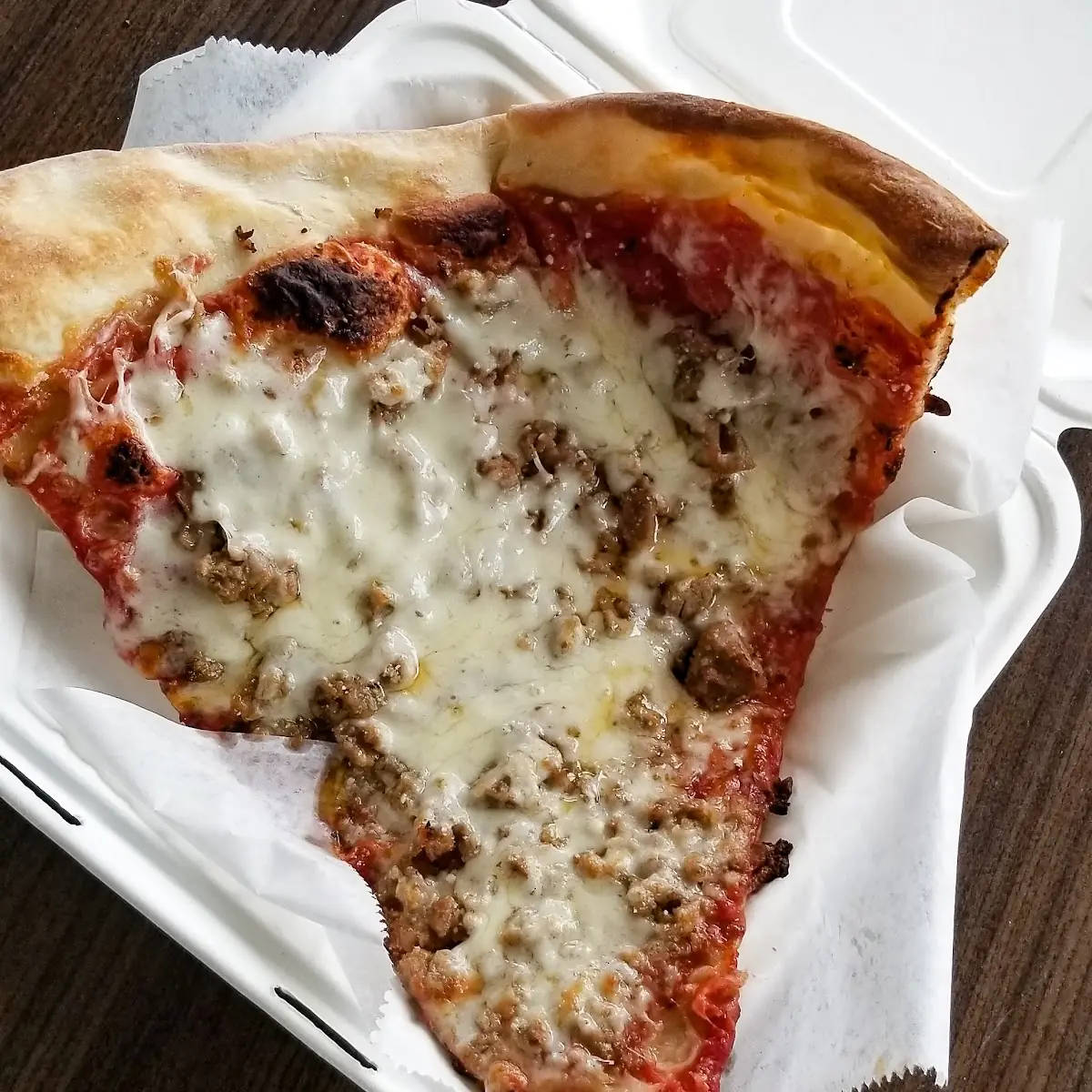Sausage Pizza by the Slice