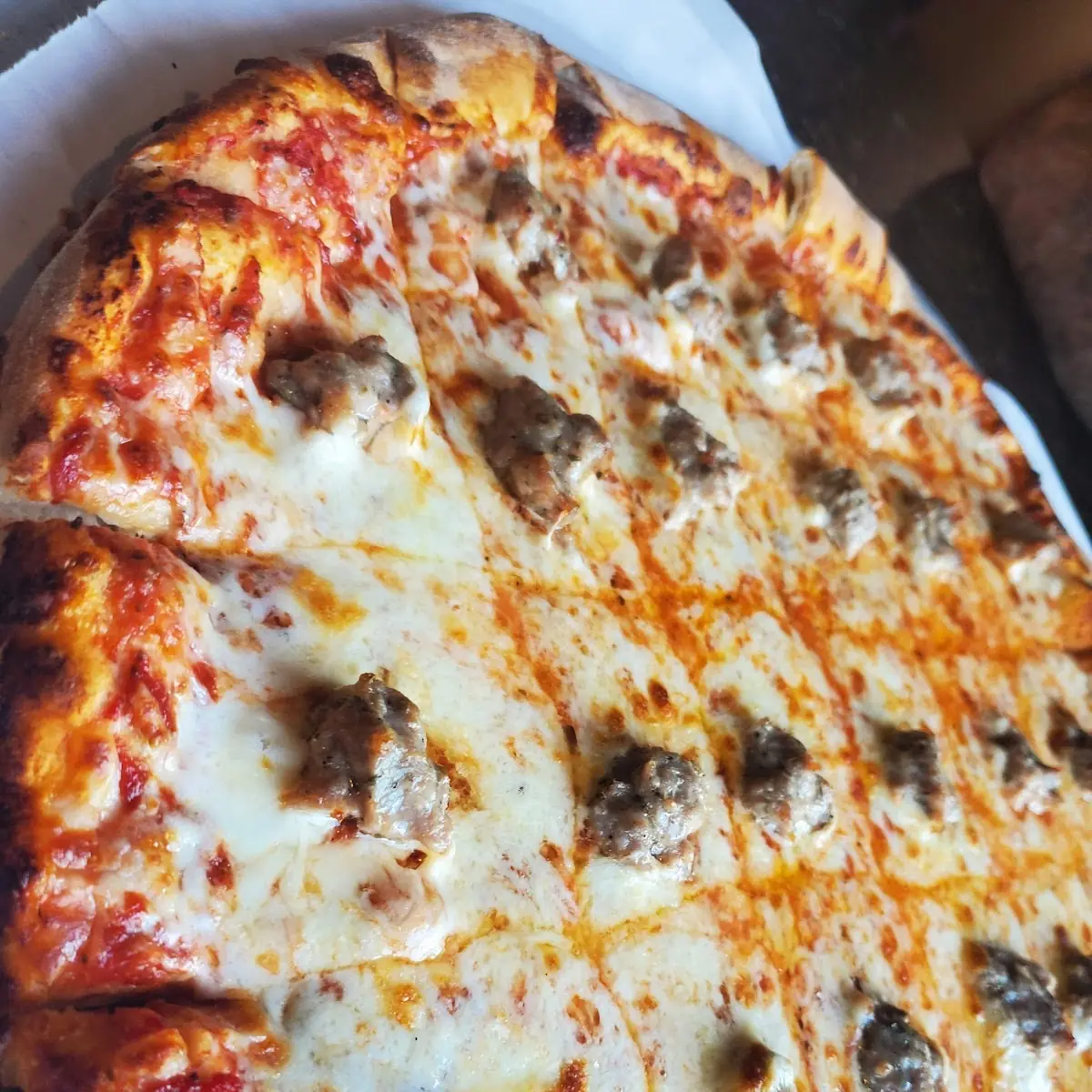 Sausage and Pepperoni Pizza