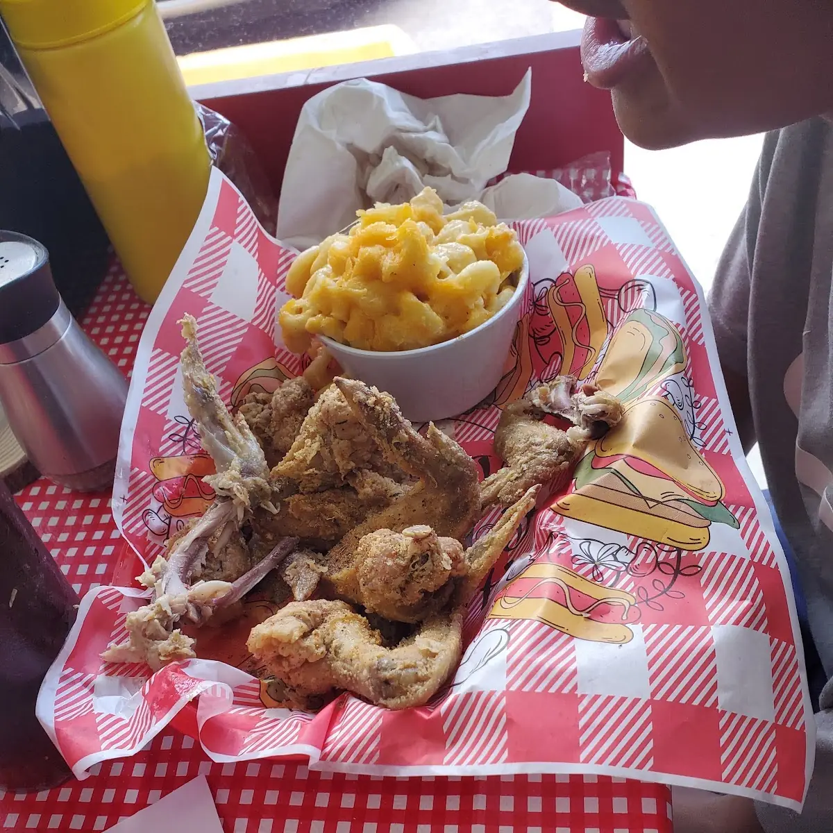 Wing Basket with 1 Fries (whole wings)