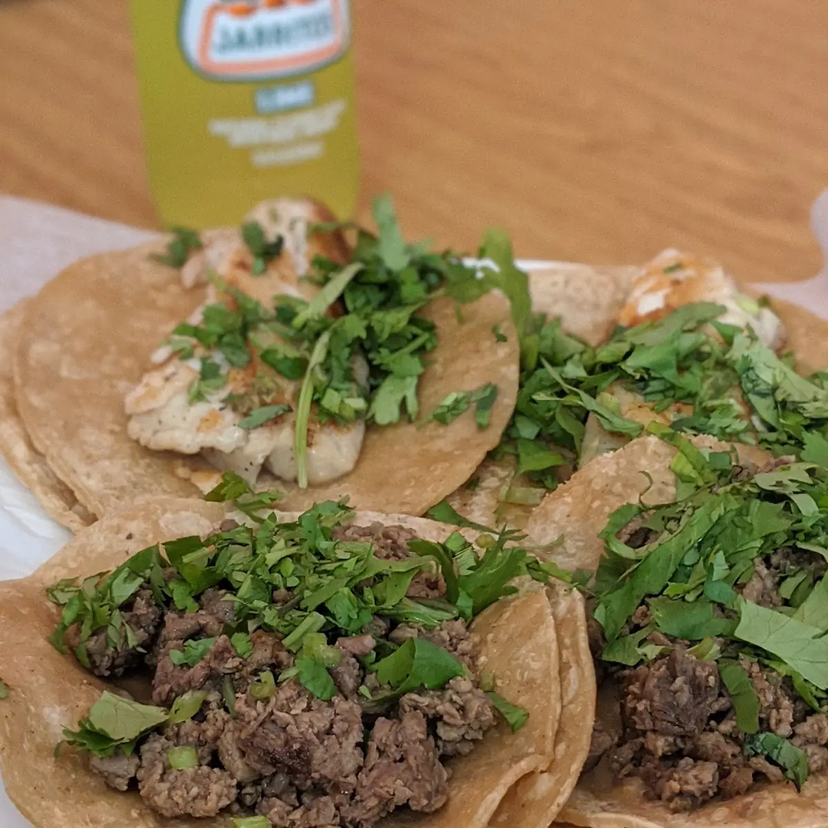 Asada Taco and Fish Taco