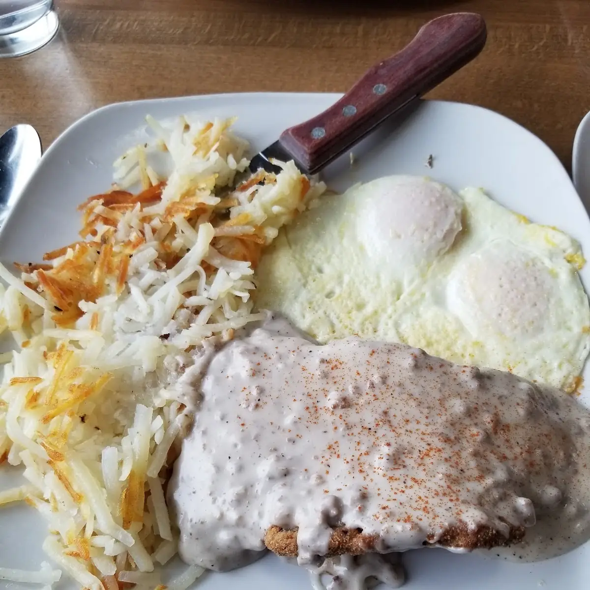 Country Fried Steak & Eggs