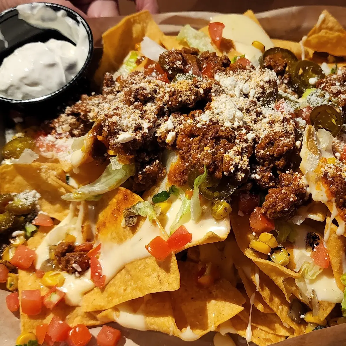 Victory Nachos with Ground Beef
