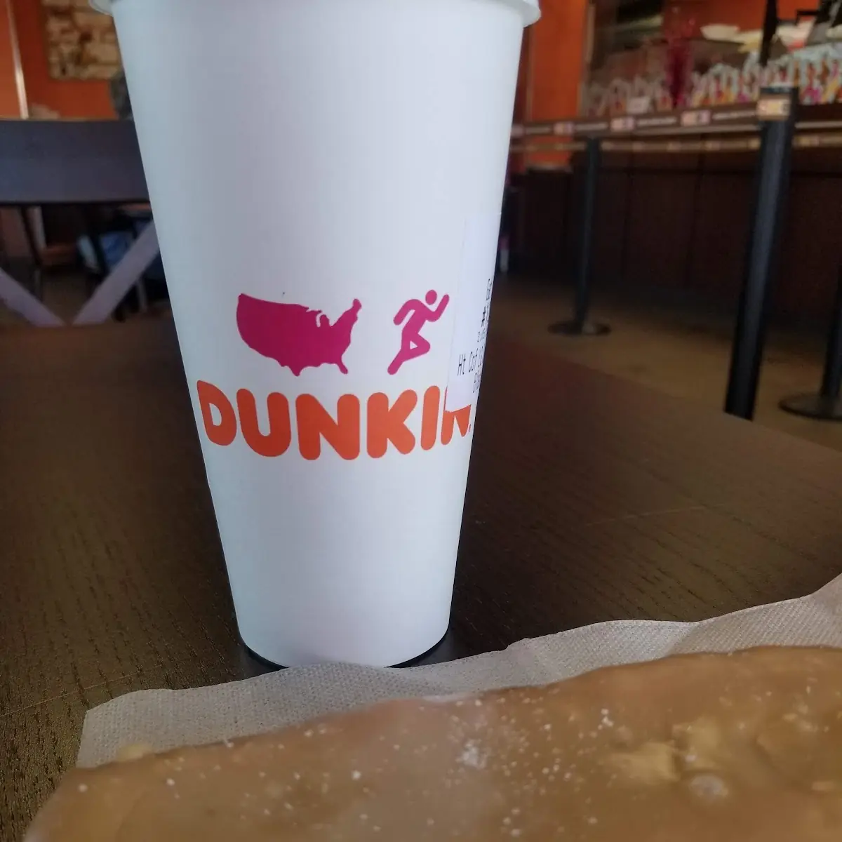 Maple Long John and Coffee