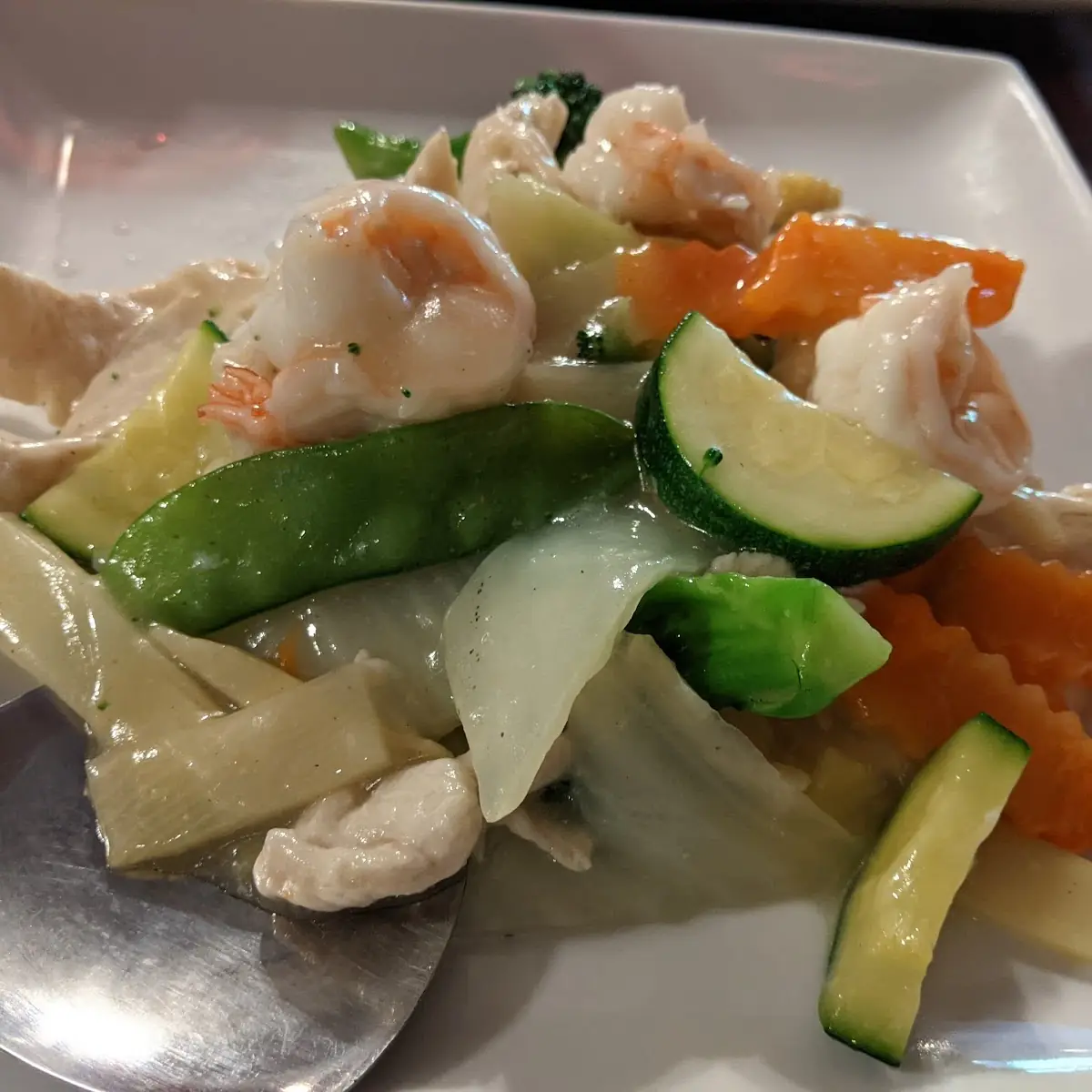Chicken Shrimp with Mixed Vegetables