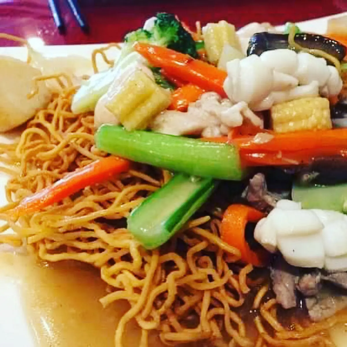 F9 Crispy Egg Noodle - MI Xao Gion