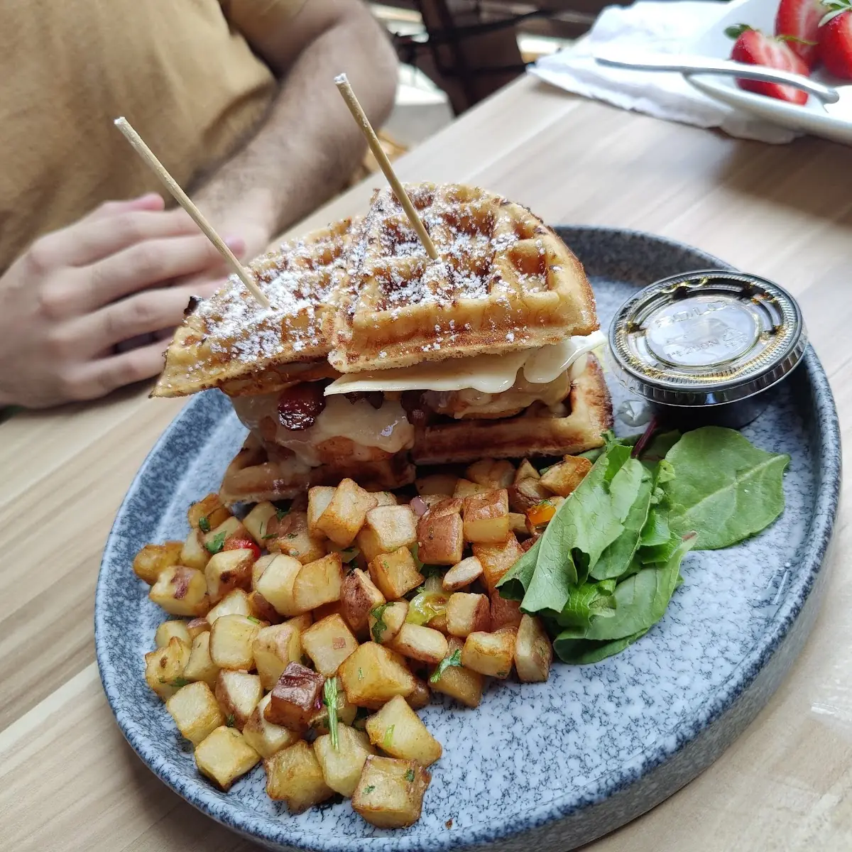 Chicken & Bacon Waffles
