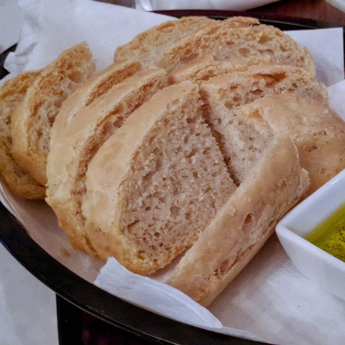 Garlic Bread on Fresh Greek Bread