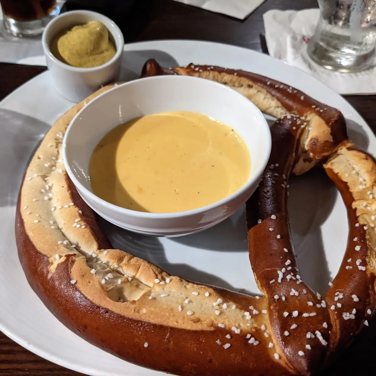 Pretzel with Beer Cheese