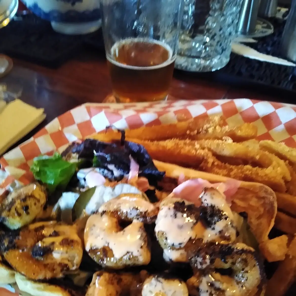 Blackened Shrimp PO Boy