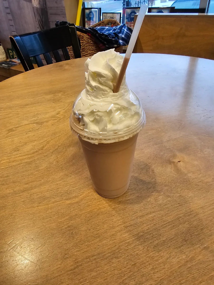 Espresso Milkshake Blended with Ice