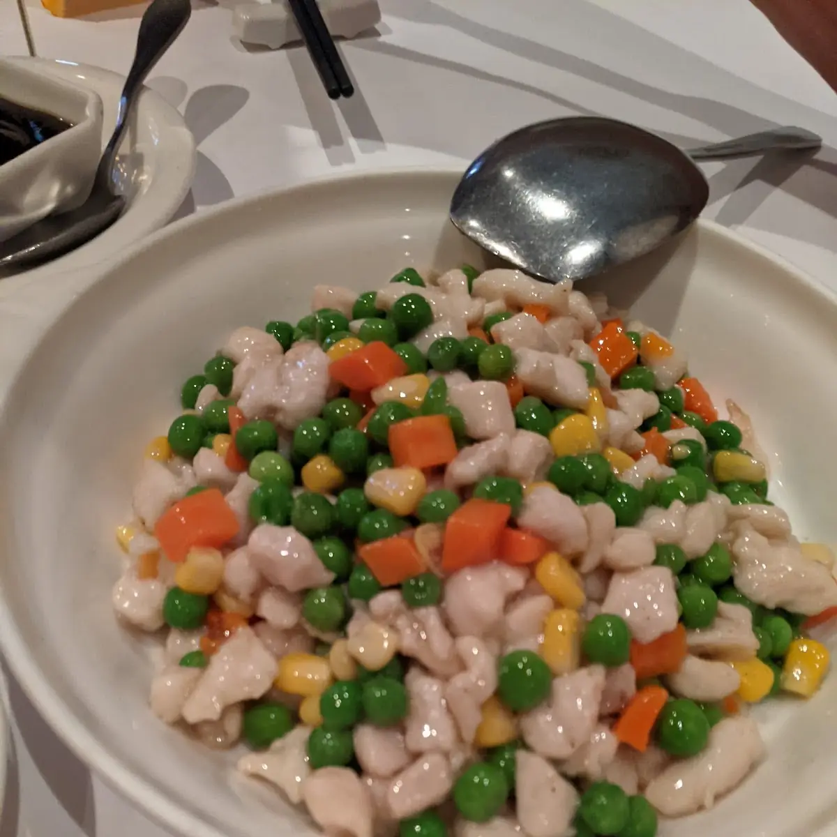 Pine Nut Minched Chicken w Lettuce Wrap