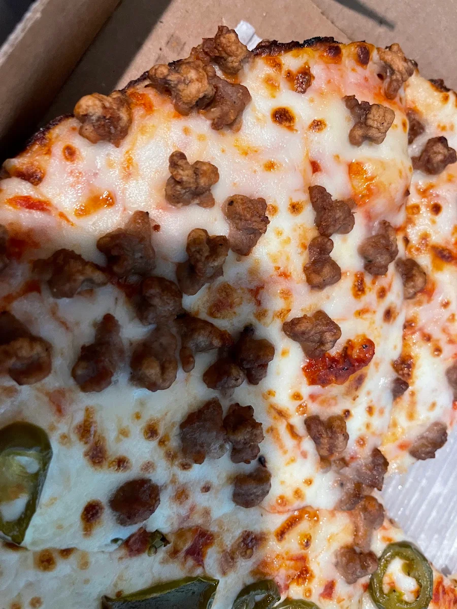Beef Pan Pizza
