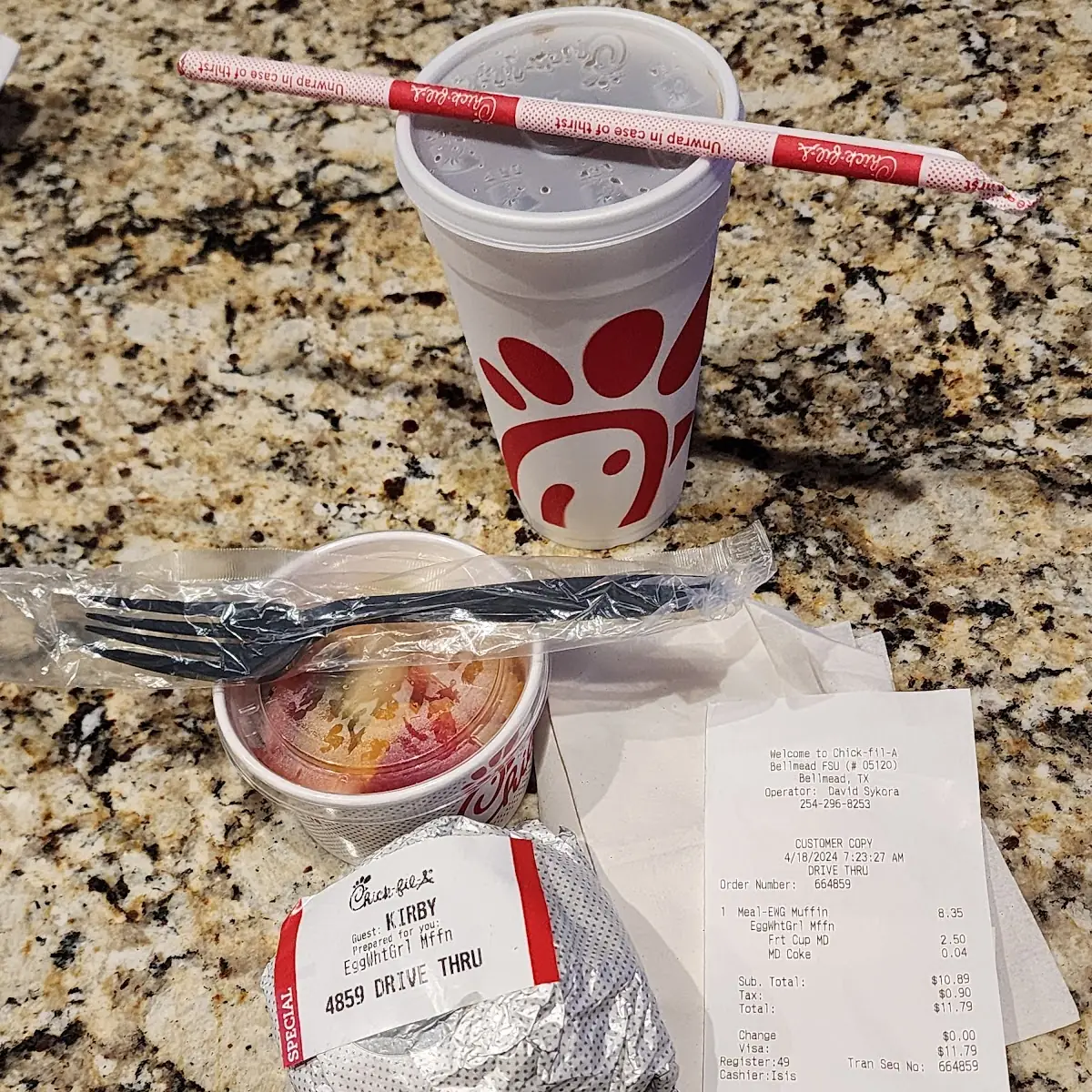 Fruit Cup Grilled Chicken Sandwich Combo