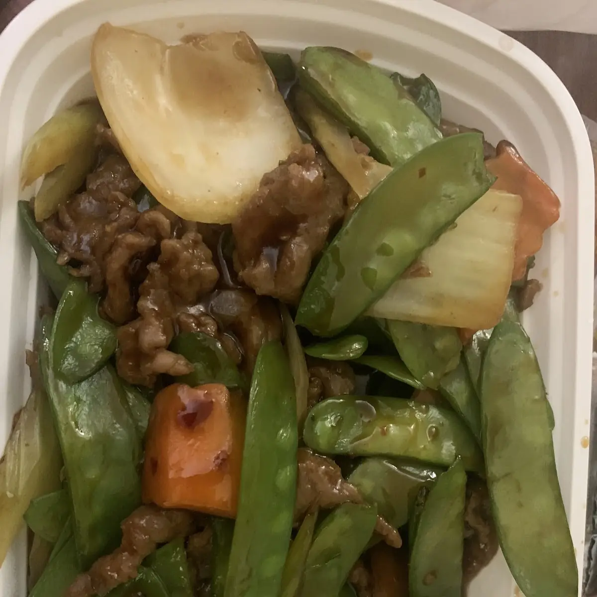Beef w Snow Pea Pods