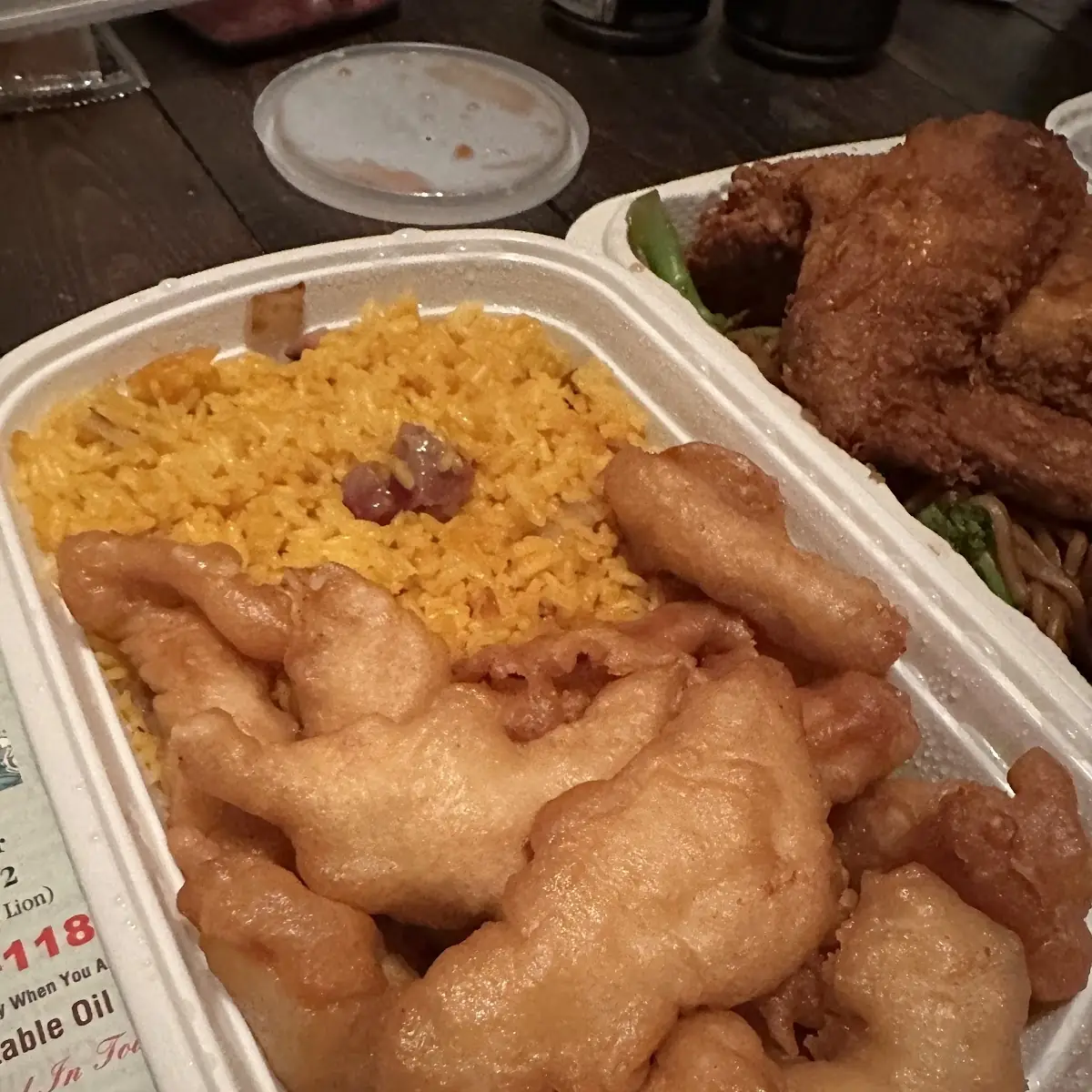 Chicken Wing w Pork Fried Rice