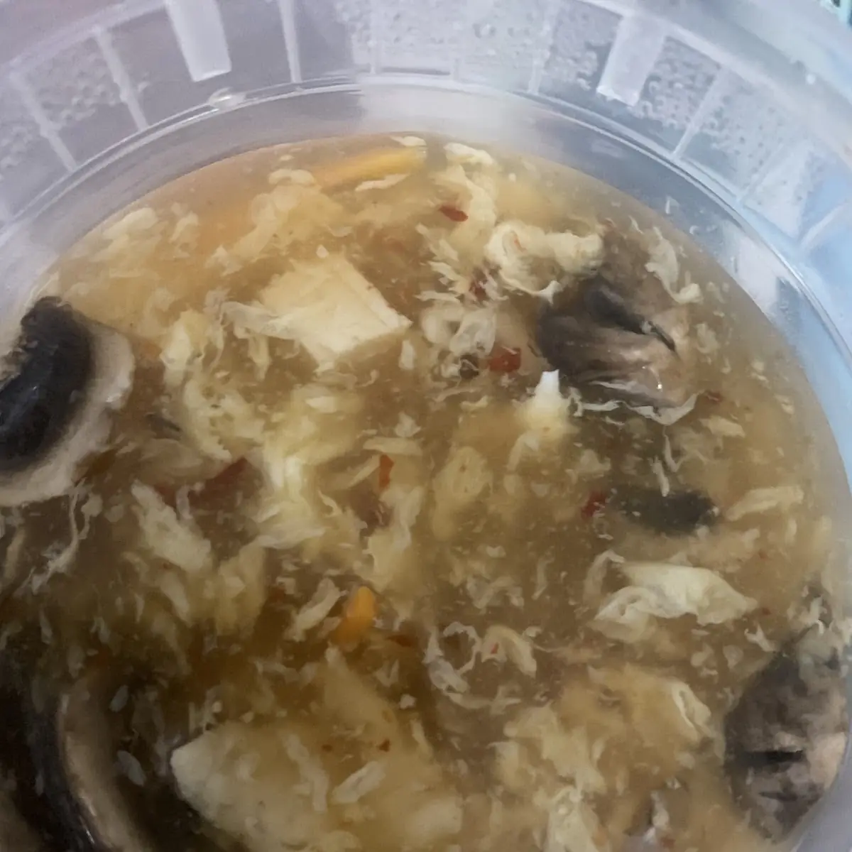 Egg Drop and Hot Sour Soup