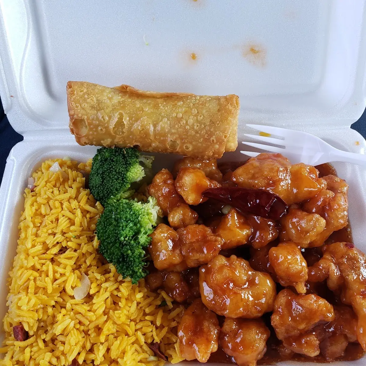 General TSO's Chicken Combination Fried Rice
