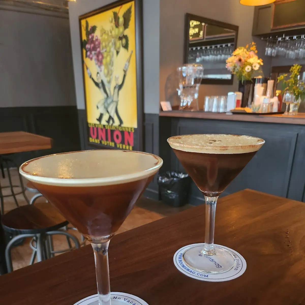 Espresso Martini and Old Fashioned