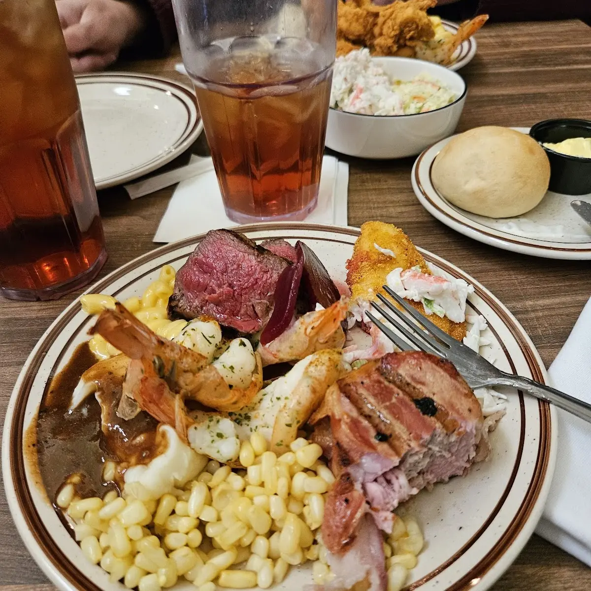 Sirloin and Crab Legs