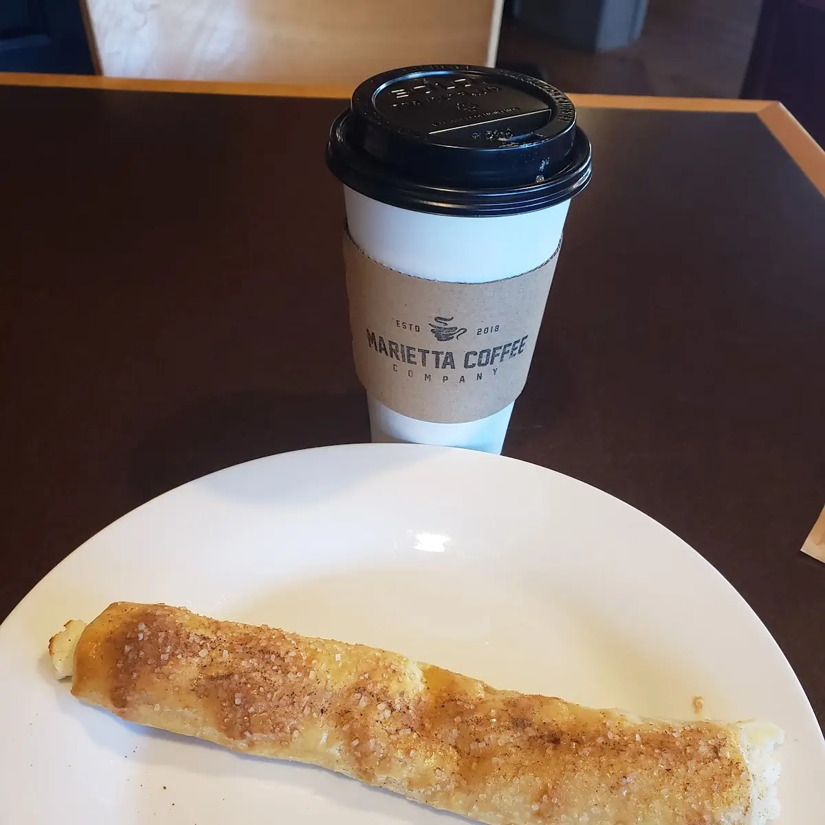 Coffee and Cheese Quesadilla