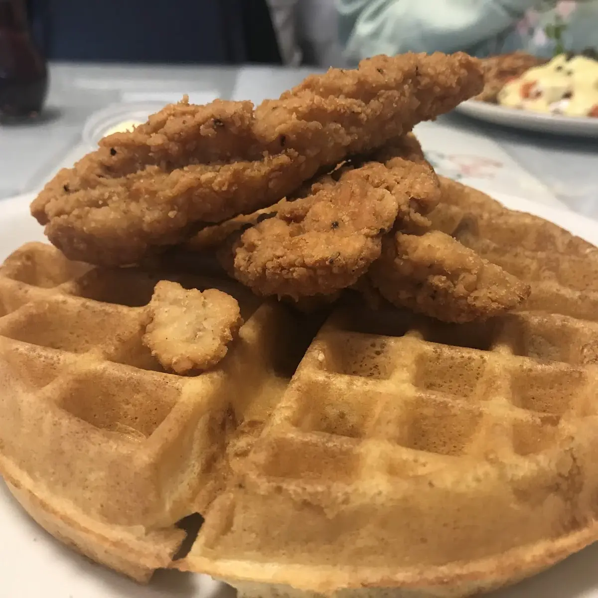 Fried Chicken Tenders & Waffle
