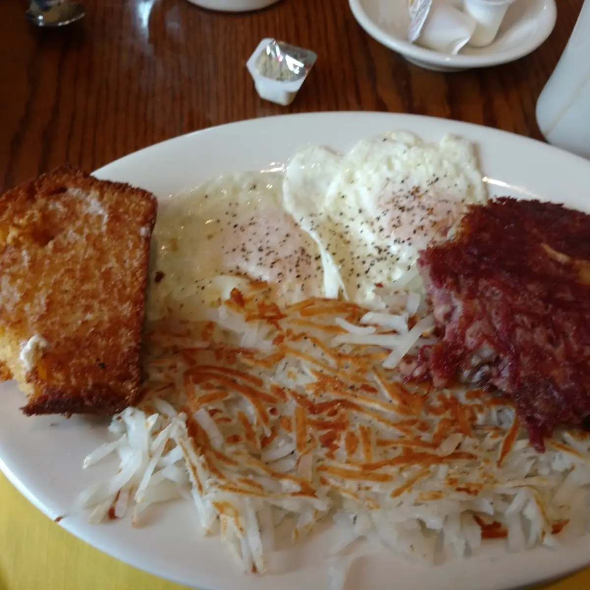 Eggs with Homemade Corned Beef Hash