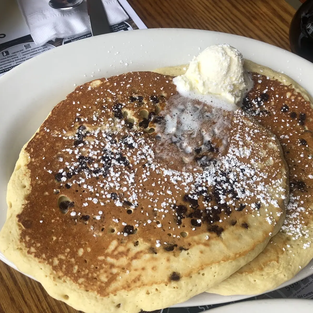 Two Giant Pancakes