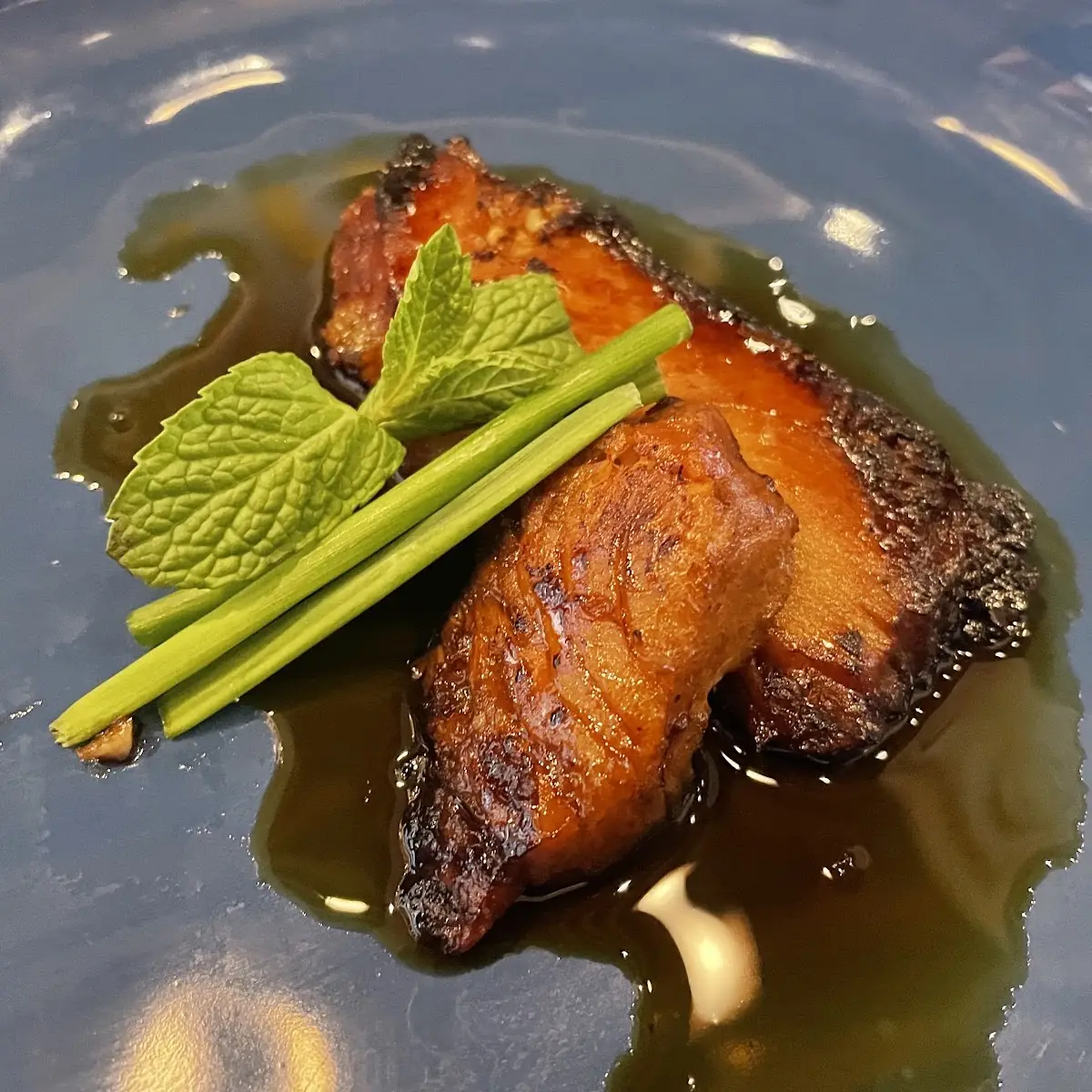 Pork Belly Plum Shiso