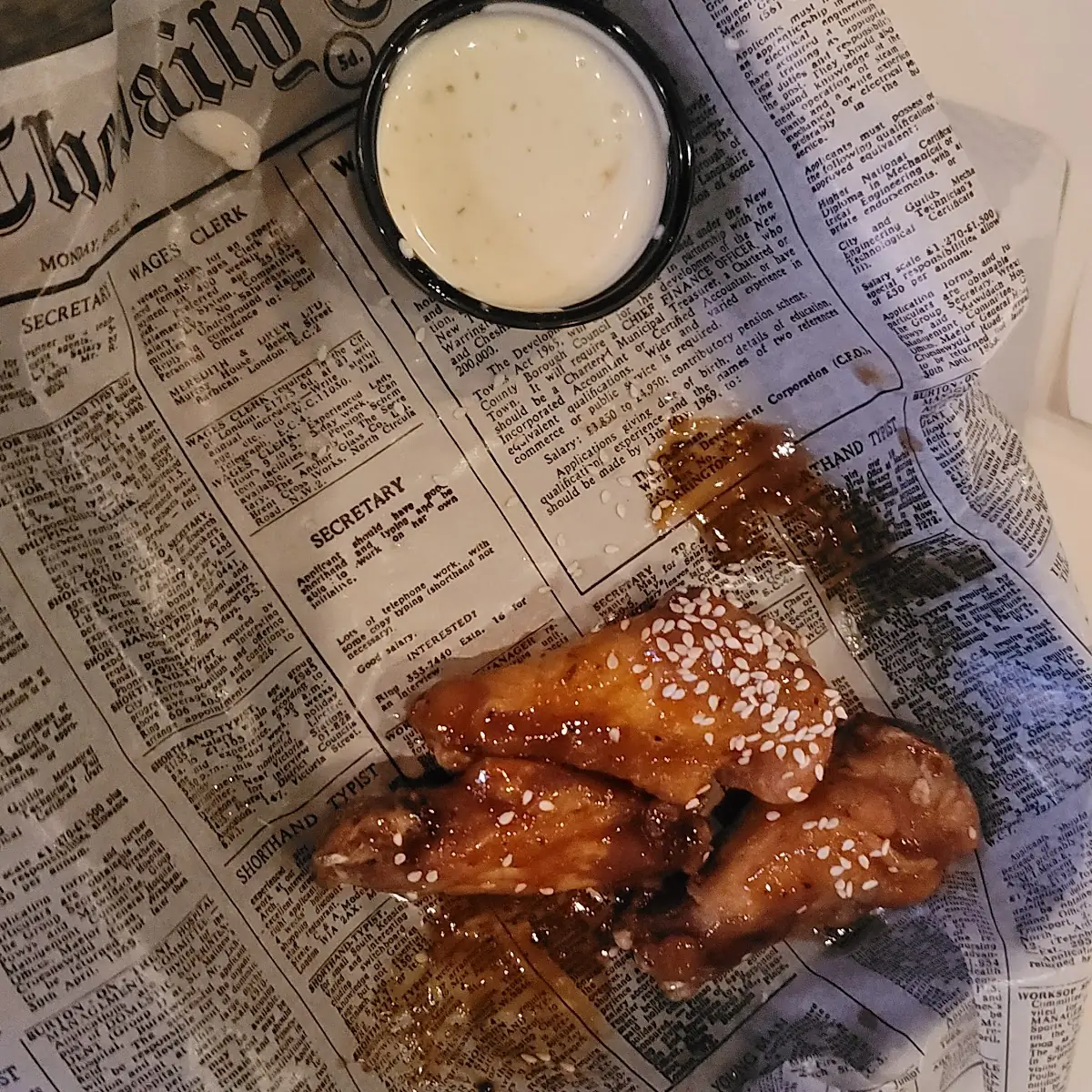Korean BBQ Wings