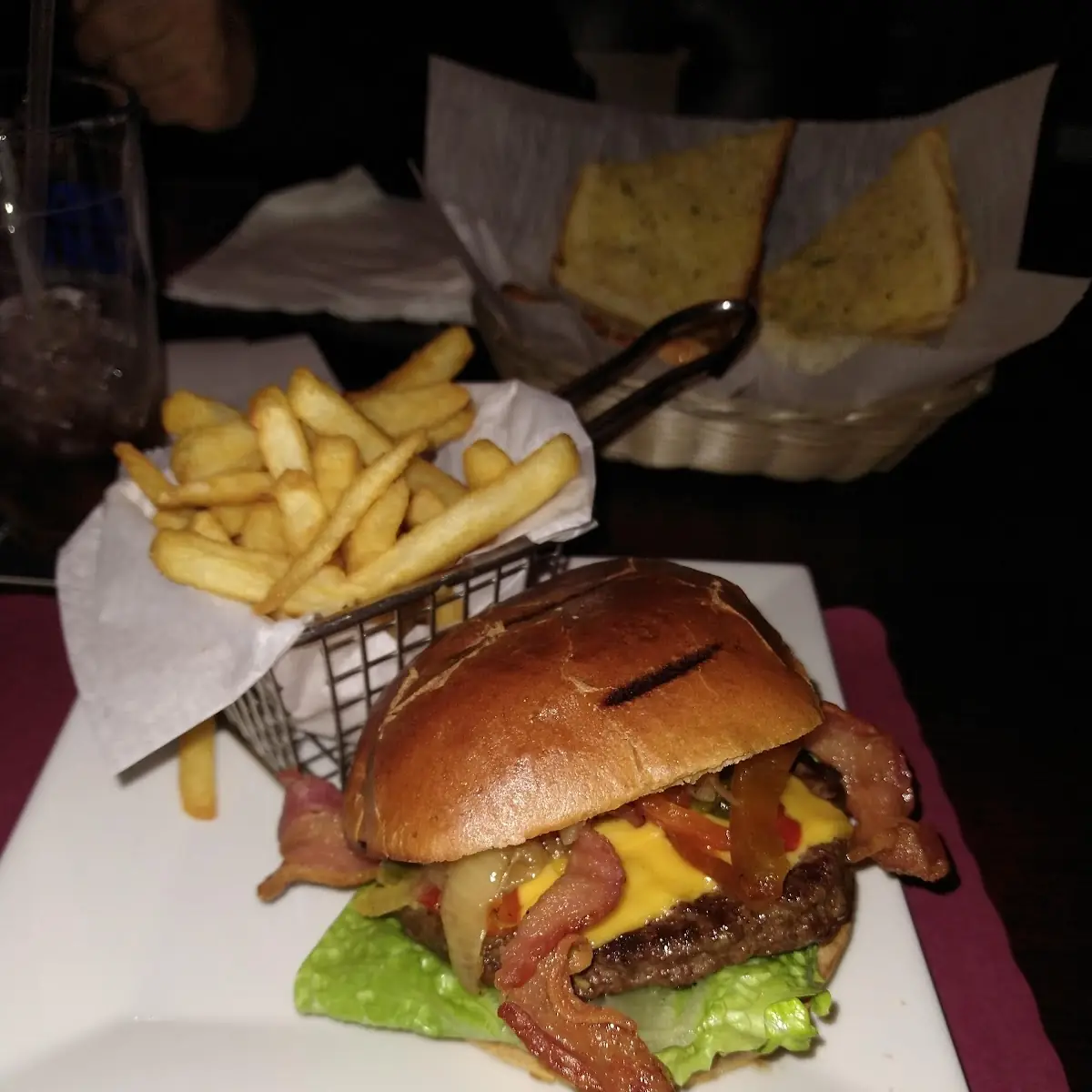 Last Resort Burger and Fries