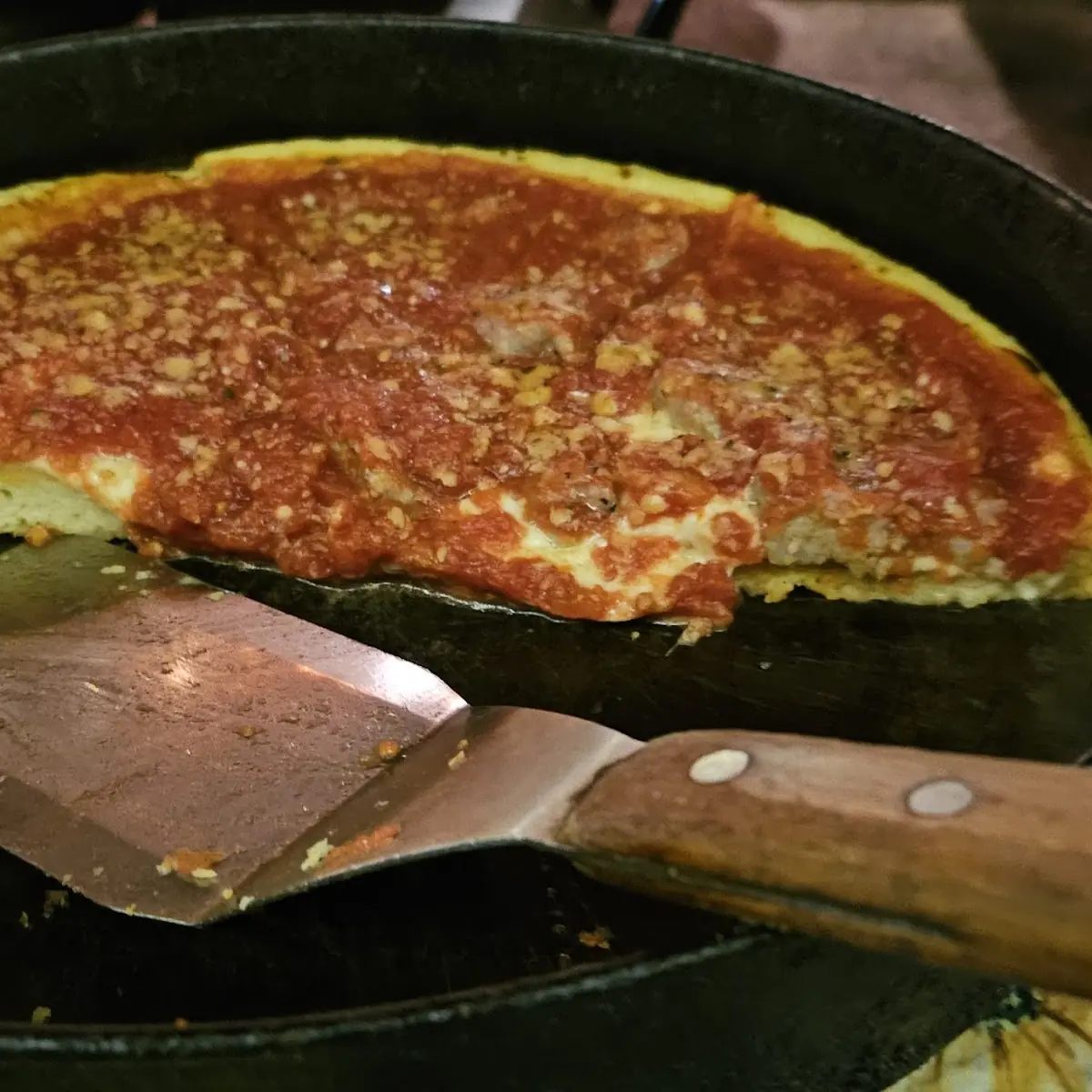 Pan Pizza with Sausage