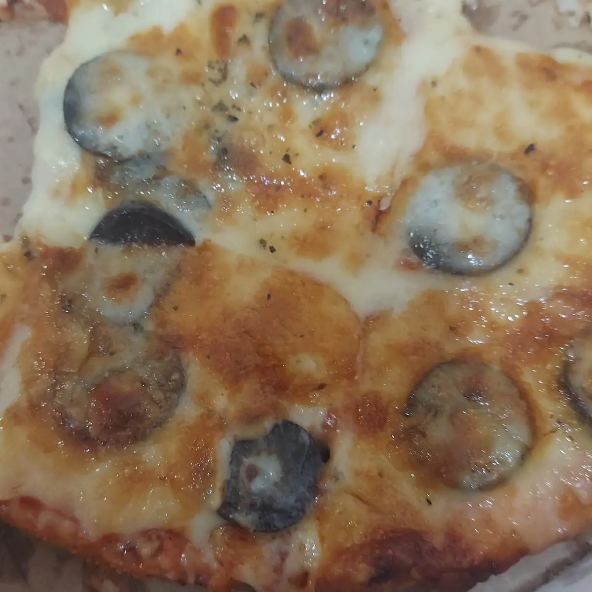 Cheese Pizza with Black Olives