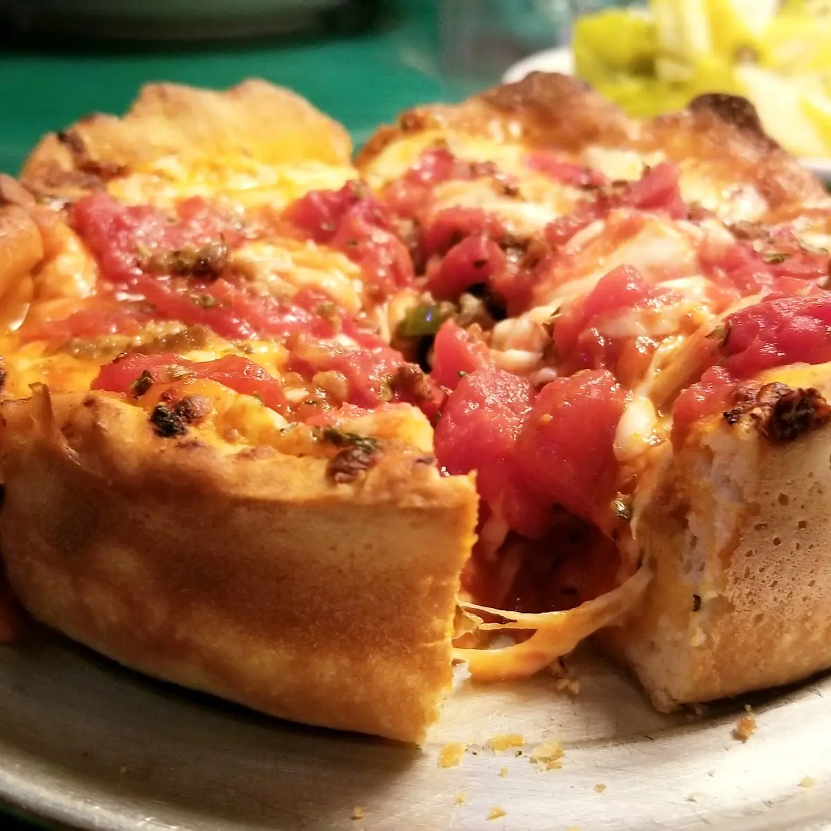 Mini Pan Pizza w Sausage and Peppers