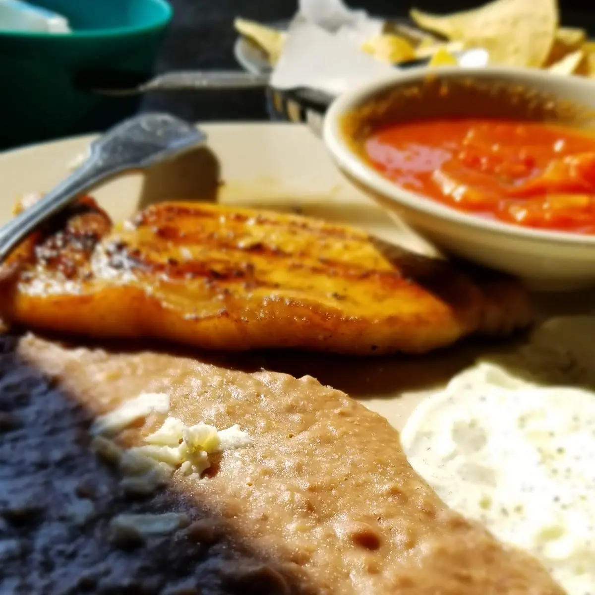 Pork Chop and Eggs Breakfast