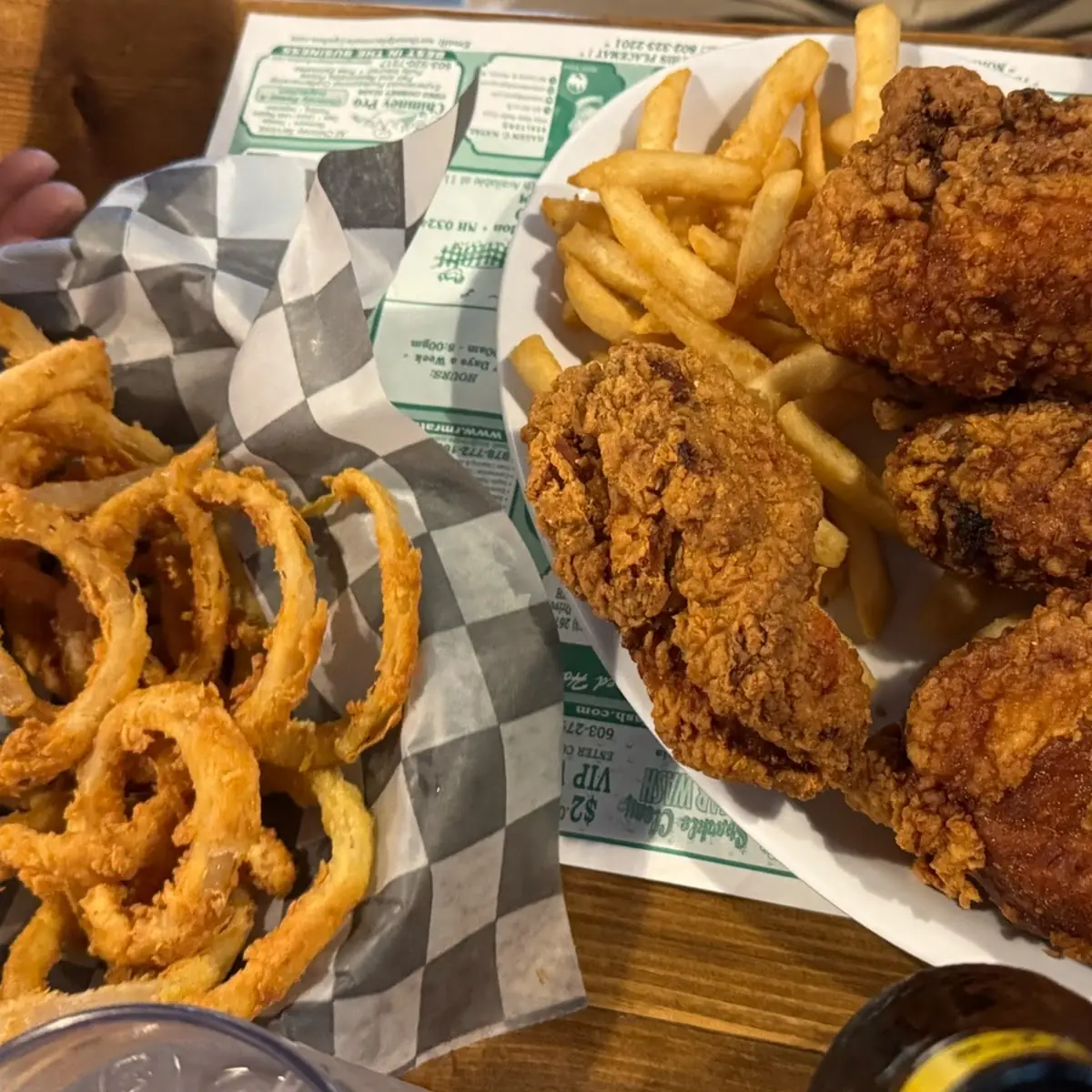 Fries and Onion Rings