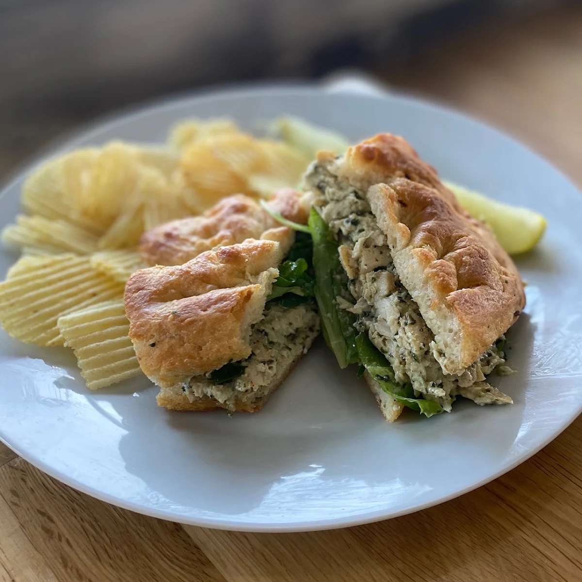 Pesto Chicken Salad Sandwich