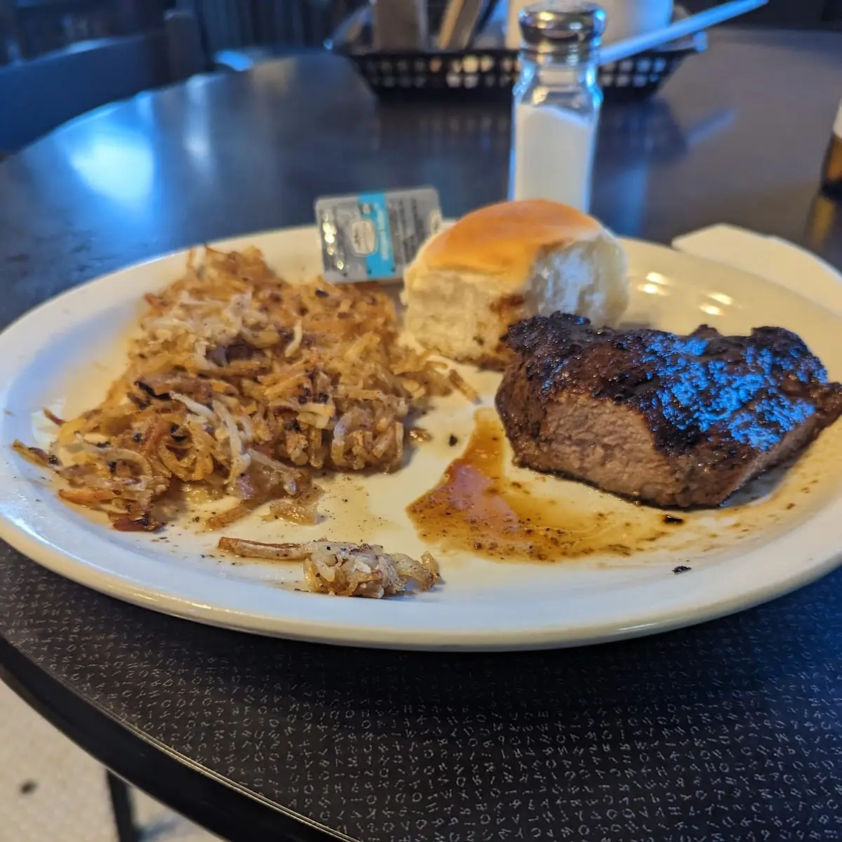Steak with Hash Browns