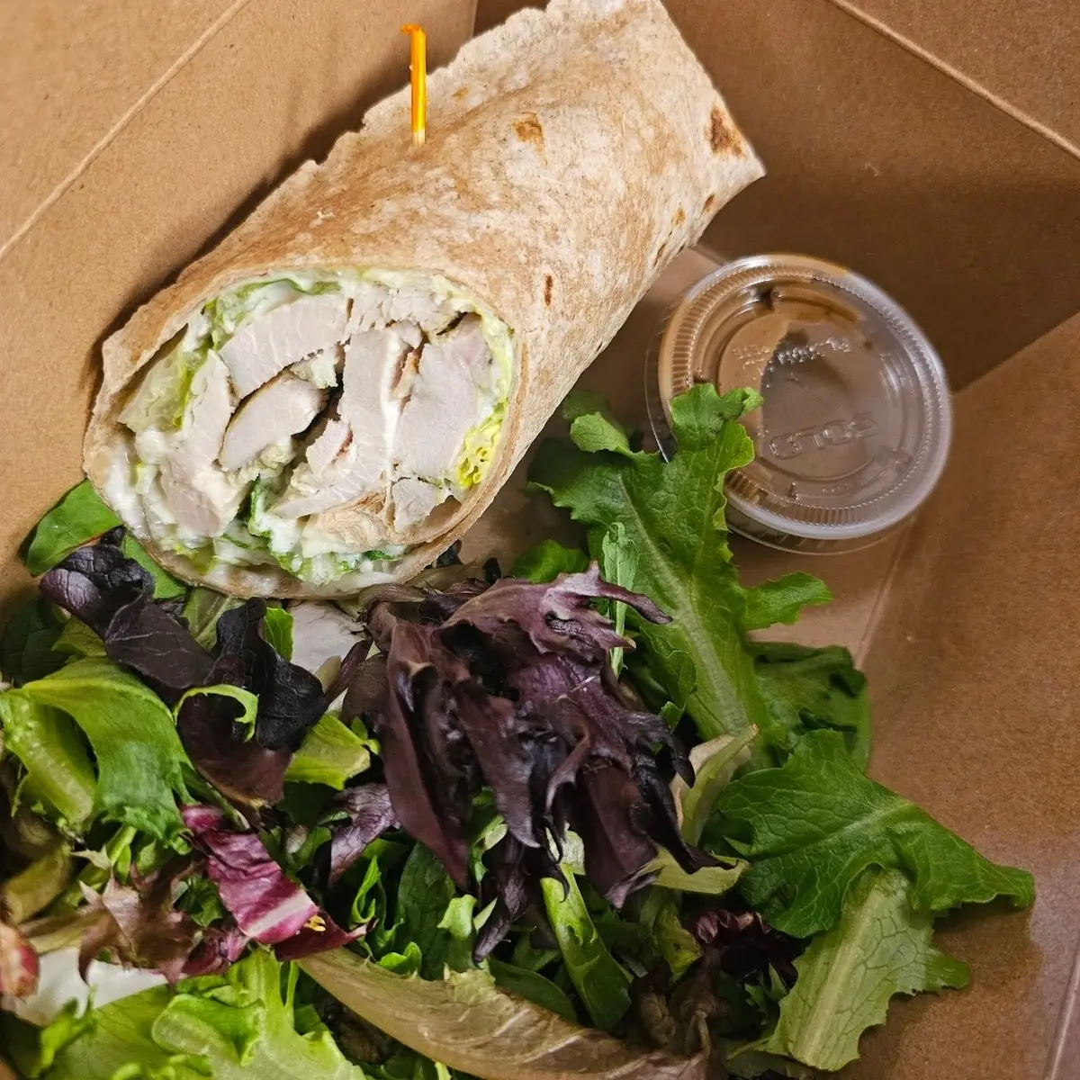 Chicken Caesar Salad Wrap