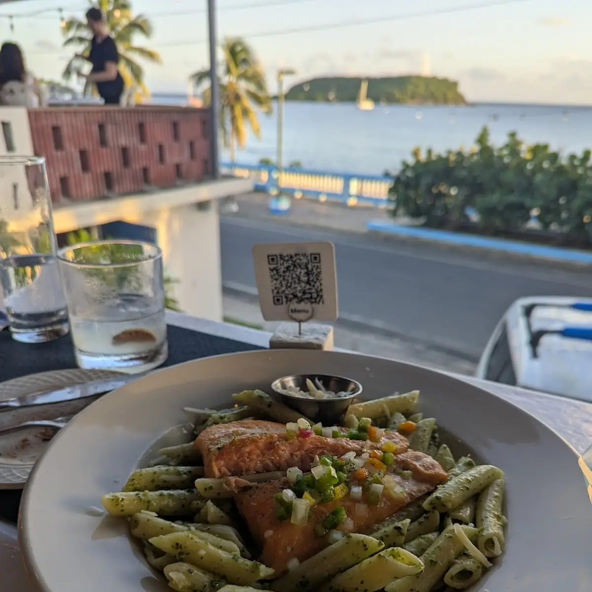 Salmon Pesto Pasta