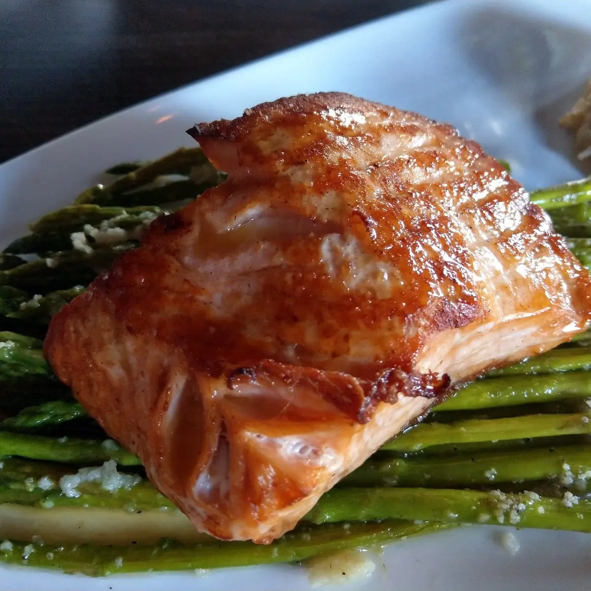 Caramelized Miso Glazed Salmon