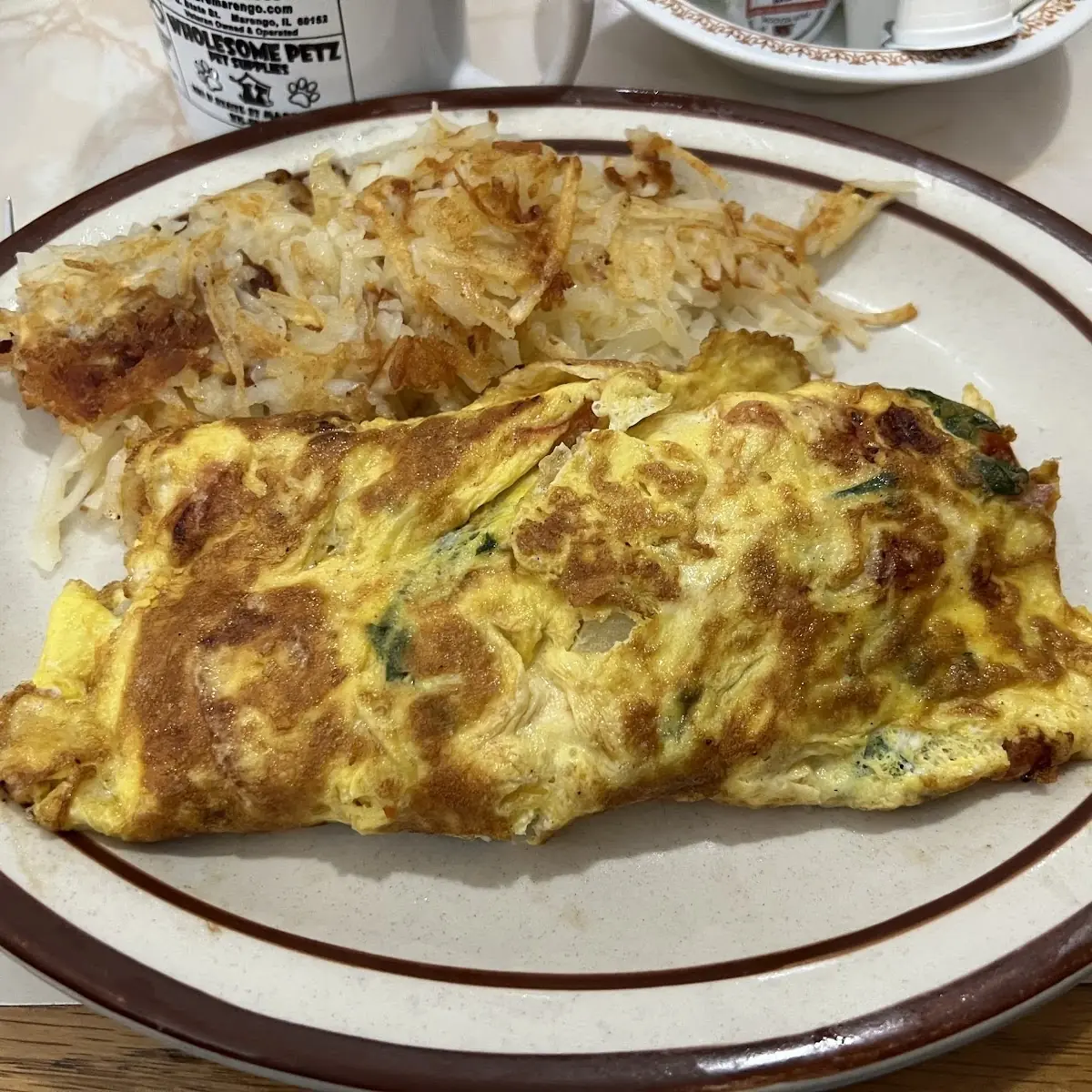 Mediterranean Veggie Omelet