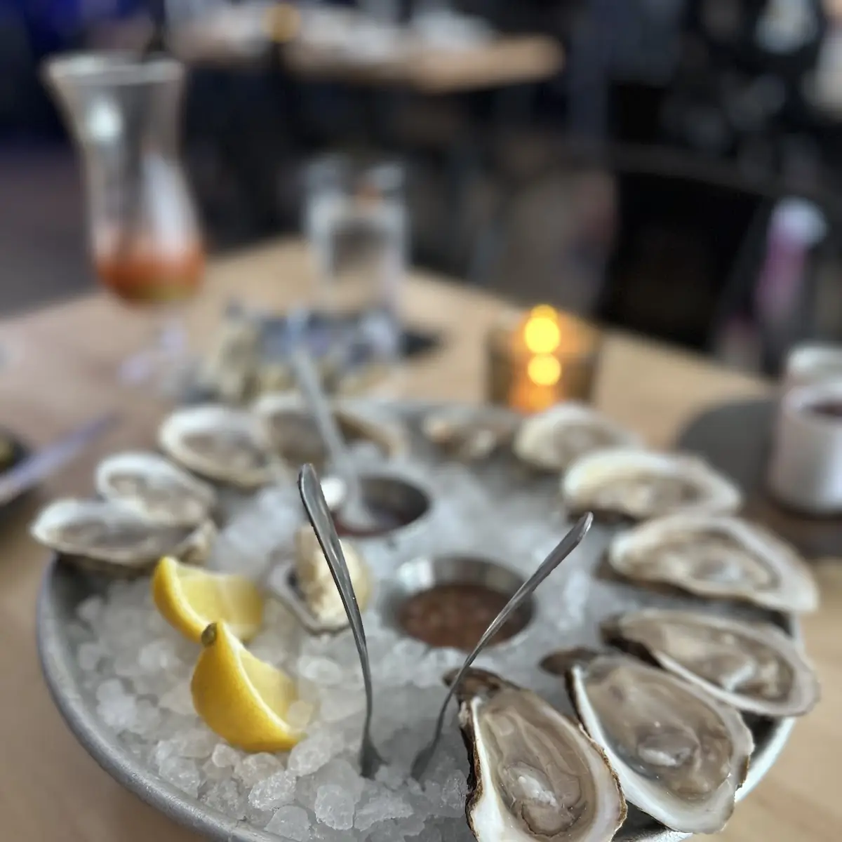 (6) Charbroiled Oysters With Crab