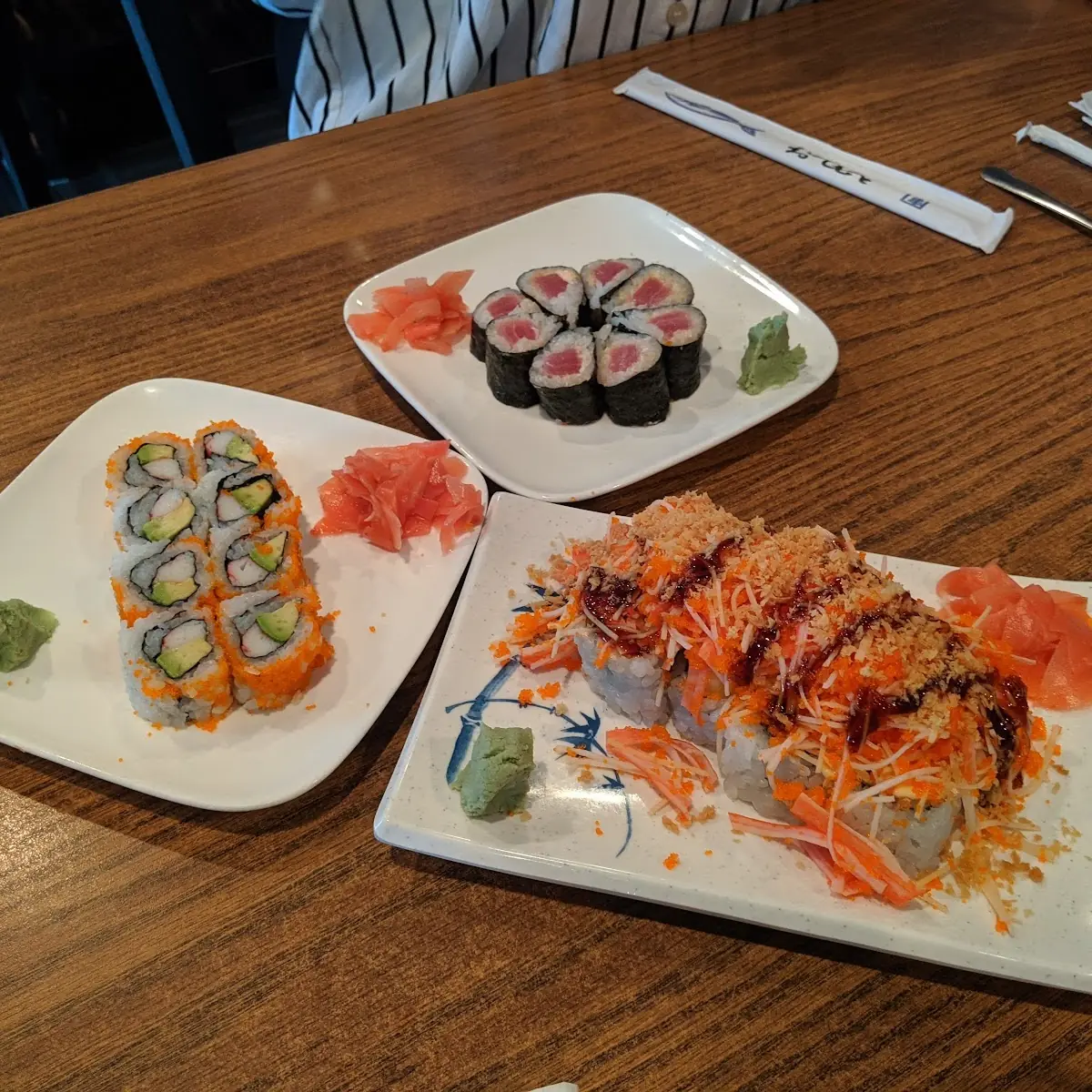 Volcano Roll California Roll Spicy Tuna Roll