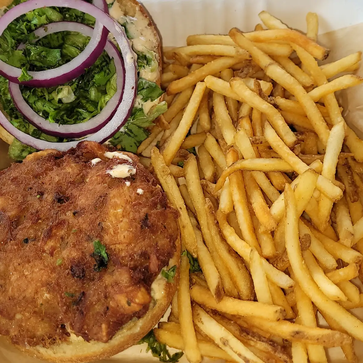Crab Cake Sandwich
