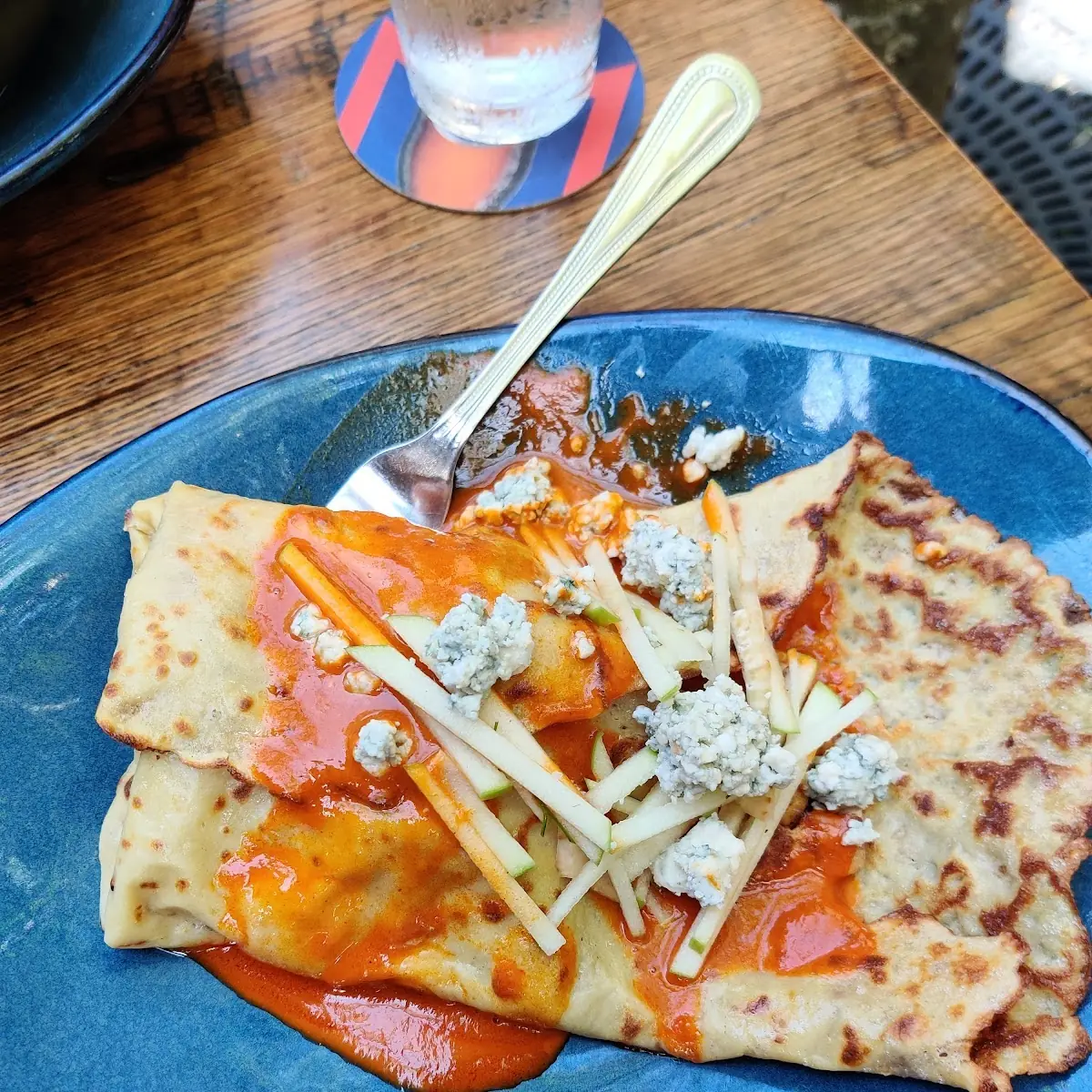 Buffalo Chicken Crepe