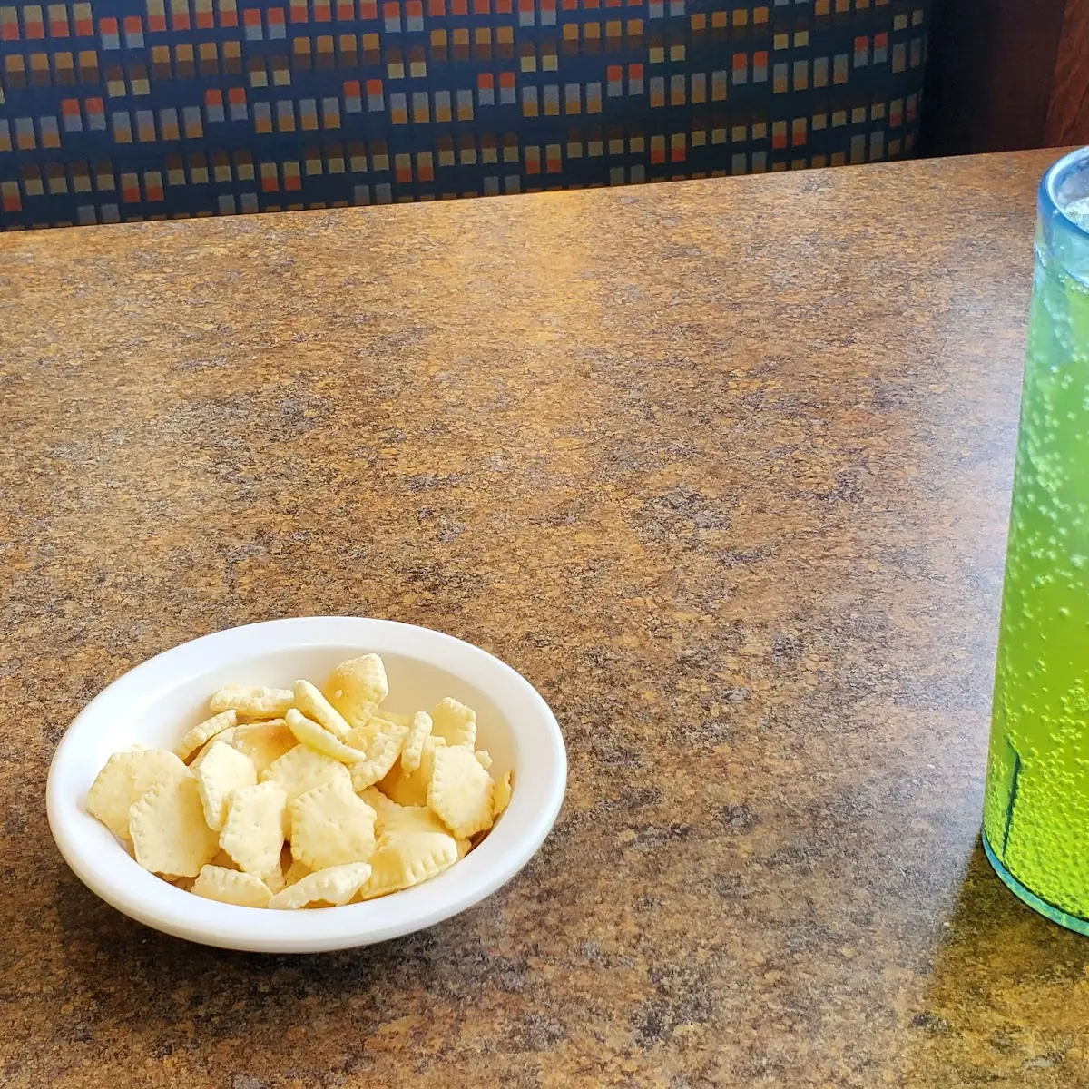 Diet Mountain Dew Crackers and Hot Sauce the Trifecta